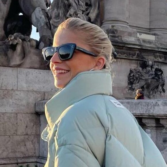 Celine CL40187I 01A Cat Eye Sunglasses - Black/Grey - Picture 2 of 12